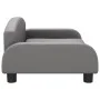 Sofá para niños de cuero sintético gris 70x45x30 cm by vidaXL, Baby and Toddler Furniture - Ref: Foro24-3196366, Price: 78,84...