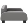 Sofá para niños de cuero sintético gris 70x45x30 cm by vidaXL, Baby and Toddler Furniture - Ref: Foro24-3196366, Price: 78,84...