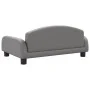 Sofá para niños de cuero sintético gris 70x45x30 cm by vidaXL, Baby and Toddler Furniture - Ref: Foro24-3196366, Price: 78,84...