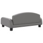 Sofá para niños de cuero sintético gris 70x45x30 cm by vidaXL, Baby and Toddler Furniture - Ref: Foro24-3196366, Price: 78,84...