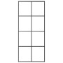 Black ESG aluminum and glass sliding door 90x205 cm by vidaXL, Doors for the home - Ref: Foro24-288065, Price: 204,74 €, Disc...