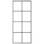 Schiebetür aus schwarzem ESG-Aluminium und Glas, 90 x 205 cm von vidaXL, Türen für zu Hause - Ref: Foro24-288065, Preis: 248,...
