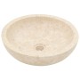 Lavabo 40x12 cm mármol color crema