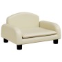 Cremefarbenes Kindersofa aus Kunstleder, 50 x 40 x 30 cm von vidaXL, Baby- und Kleinkindmöbel - Ref: Foro24-3196375, Preis: 6...