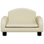 Cremefarbenes Kindersofa aus Kunstleder, 50 x 40 x 30 cm von vidaXL, Baby- und Kleinkindmöbel - Ref: Foro24-3196375, Preis: 6...