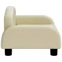 Cream Synthetic Leather Children's Sofa 50x40x30 cm by vidaXL, Baby and Toddler Furniture - Ref: Foro24-3196375, Price: 64,41...