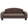 Brown Synthetic Leather Children's Sofa 70x45x30 cm by vidaXL, Baby and Toddler Furniture - Ref: Foro24-3196365, Price: 71,41...