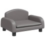 Graues Kunstleder Kindersofa 50x40x30 cm von vidaXL, Baby- und Kleinkindmöbel - Ref: Foro24-3196377, Preis: 66,72 €, Rabatt: %