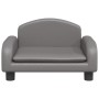Graues Kunstleder Kindersofa 50x40x30 cm von vidaXL, Baby- und Kleinkindmöbel - Ref: Foro24-3196377, Preis: 66,72 €, Rabatt: %