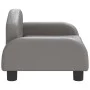Gray synthetic leather children's sofa 50x40x30 cm by vidaXL, Baby and Toddler Furniture - Ref: Foro24-3196377, Price: 65,75 ...