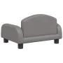 Gray synthetic leather children's sofa 50x40x30 cm by vidaXL, Baby and Toddler Furniture - Ref: Foro24-3196377, Price: 65,75 ...