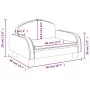 Gray synthetic leather children's sofa 50x40x30 cm by vidaXL, Baby and Toddler Furniture - Ref: Foro24-3196377, Price: 65,75 ...