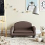 Braunes Kindersofa aus Kunstleder, 50x40x30 cm von vidaXL, Baby- und Kleinkindmöbel - Ref: Foro24-3196376, Preis: 66,68 €, Ra...
