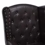 Dunkelbrauner Kunstledersessel mit Fußstütze von vidaXL, Sessel - Ref: Foro24-60784, Preis: 450,97 €, Rabatt: %