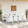 Conjunto de Comedor de Jardín 9 pcs Gris Claro Ratan Polt