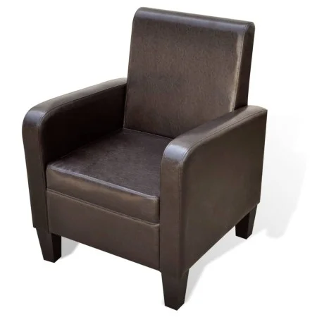 Brown synthetic leather armchair by vidaXL, Armchairs - Ref: Foro24-241108, Price: 171,42 €, Discount: %