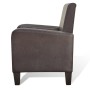 Brown synthetic leather armchair by vidaXL, Armchairs - Ref: Foro24-241108, Price: 172,61 €, Discount: %