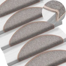 Stair mats 10 units light brown 65x24x4 cm by vidaXL, Stair mats - Ref: Foro24-149755, Price: 52,49 €, Discount: %
