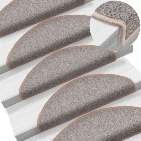 Stair mats 10 units light brown 65x24x4 cm by vidaXL, Stair mats - Ref: Foro24-149755, Price: 52,47 €, Discount: %