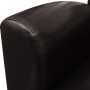 Dunkelbrauner Kunstledersessel von vidaXL, Sessel - Ref: Foro24-240979, Preis: 220,07 €, Rabatt: %