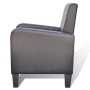 Schwarzer Kunstledersessel von vidaXL, Sessel - Ref: Foro24-241109, Preis: 180,69 €, Rabatt: %