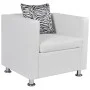 Weißer Kunstledersessel von vidaXL, Sessel - Ref: Foro24-242213, Preis: 184,42 €, Rabatt: %