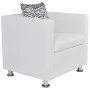 Weißer Kunstledersessel von vidaXL, Sessel - Ref: Foro24-242213, Preis: 184,42 €, Rabatt: %