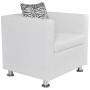Weißer Kunstledersessel von vidaXL, Sessel - Ref: Foro24-242213, Preis: 175,99 €, Rabatt: %