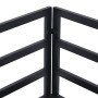 Conjunto de sofá de jardín con cojín Negro Aluminio