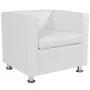 Weißer Kunstledersessel von vidaXL, Sessel - Ref: Foro24-242213, Preis: 184,42 €, Rabatt: %