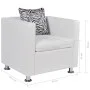 Weißer Kunstledersessel von vidaXL, Sessel - Ref: Foro24-242213, Preis: 184,42 €, Rabatt: %