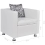 Weißer Kunstledersessel von vidaXL, Sessel - Ref: Foro24-242213, Preis: 175,99 €, Rabatt: %