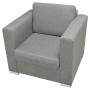 Hellgrauer Stoffsessel von vidaXL, Sessel - Ref: Foro24-243579, Preis: 217,65 €, Rabatt: %