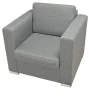 Hellgrauer Stoffsessel von vidaXL, Sessel - Ref: Foro24-243579, Preis: 229,10 €, Rabatt: %