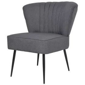 Sillón de cóctel tela gris oscuro de vidaXL, Sillones - Ref: Foro24-244096, Precio: 144,76 €, Descuento: %
