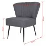Dunkelgrauer Cocktailsessel aus Stoff von vidaXL, Sessel - Ref: Foro24-244096, Preis: 144,75 €, Rabatt: %