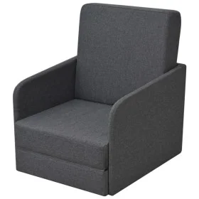 Dunkelgrauer umwandelbarer Sessel aus Stoff von vidaXL, Sessel - Ref: Foro24-243649, Preis: 252,15 €, Rabatt: %