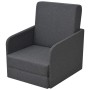 Dunkelgrauer umwandelbarer Sessel aus Stoff von vidaXL, Sessel - Ref: Foro24-243649, Preis: 256,86 €, Rabatt: %