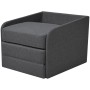 Dunkelgrauer umwandelbarer Sessel aus Stoff von vidaXL, Sessel - Ref: Foro24-243649, Preis: 256,86 €, Rabatt: %