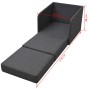 Dunkelgrauer umwandelbarer Sessel aus Stoff von vidaXL, Sessel - Ref: Foro24-243649, Preis: 256,86 €, Rabatt: %