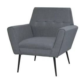 Steel and light gray fabric armchair by vidaXL, Armchairs - Ref: Foro24-245519, Price: 165,13 €, Discount: %