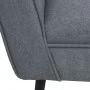 Sessel aus Stahl und hellgrauem Stoff von vidaXL, Sessel - Ref: Foro24-245519, Preis: 165,10 €, Rabatt: %