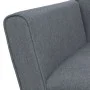 Sessel aus Stahl und hellgrauem Stoff von vidaXL, Sessel - Ref: Foro24-245519, Preis: 165,10 €, Rabatt: %