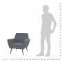 Sessel aus Stahl und hellgrauem Stoff von vidaXL, Sessel - Ref: Foro24-245519, Preis: 167,86 €, Rabatt: %