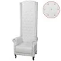 White synthetic leather high back armchair by vidaXL, Armchairs - Ref: Foro24-243591, Price: 437,78 €, Discount: %
