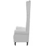 White synthetic leather high back armchair by vidaXL, Armchairs - Ref: Foro24-243591, Price: 437,78 €, Discount: %