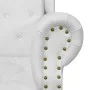 Weißer Sessel aus Kunstleder mit hoher Rückenlehne von vidaXL, Sessel - Ref: Foro24-243591, Preis: 437,78 €, Rabatt: %