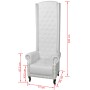 Weißer Sessel aus Kunstleder mit hoher Rückenlehne von vidaXL, Sessel - Ref: Foro24-243591, Preis: 441,55 €, Rabatt: %