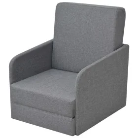 Convertible armchair into light gray fabric bed by vidaXL, Armchairs - Ref: Foro24-243648, Price: 220,14 €, Discount: %