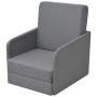 Umwandelbarer Sessel in hellgraues Stoffbett von vidaXL, Sessel - Ref: Foro24-243648, Preis: 239,46 €, Rabatt: %